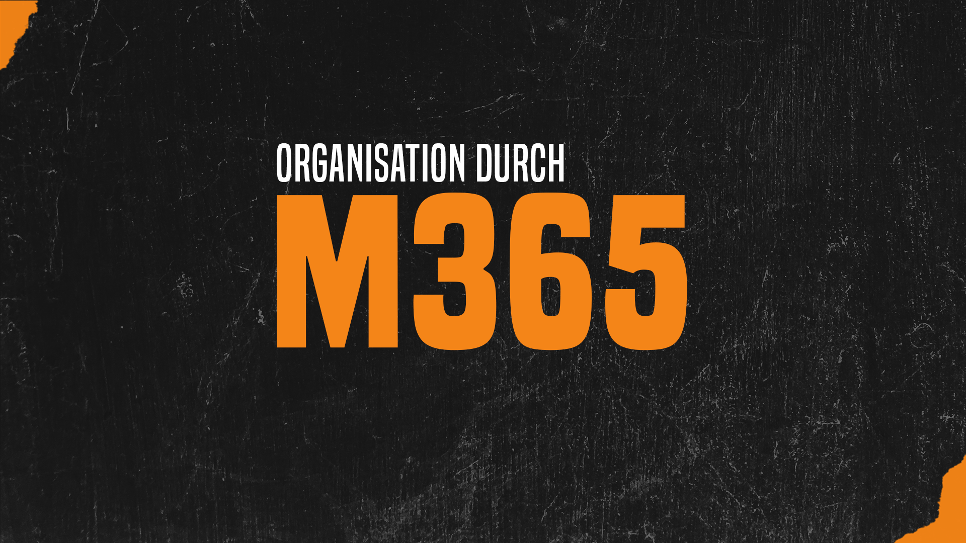 Organisation durch M365
